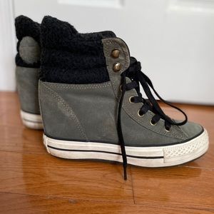 Converse heel sneakers